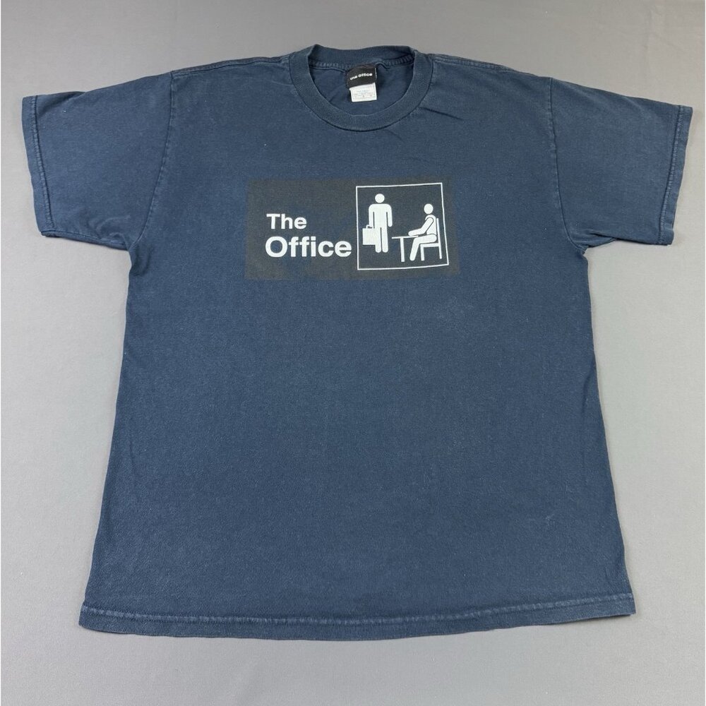 Rare Vintage Y2K The Office TV Show Series Black Large Comedy Funny Art Joke